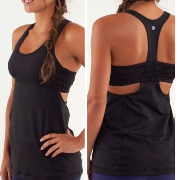 Lululemon Turbo Tank Top Black Women’s 6 - Picture 1 of 7